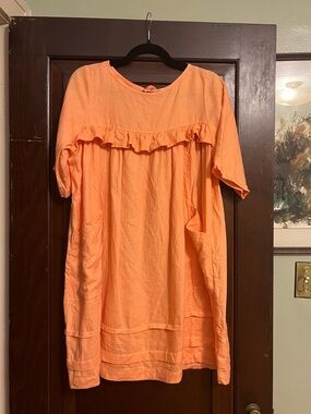Pamut Claire Dress in Sorbet Linen, size M